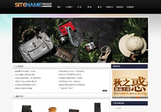 皮具皮革產品皮制用品類網站建站模板