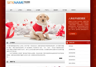 寵物用品裝飾品戶外用品企業建站模板