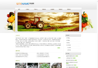 各種農業產品家禽蔬菜等農用物資建站模板