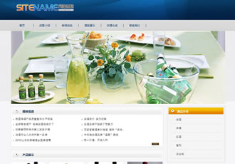 清爽型酒類飲料方便飲品企業宣傳建站模板